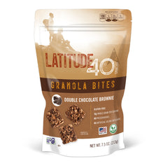 7.5 oz. Latitude 40 Double Chocolate Brownie Granola Bites